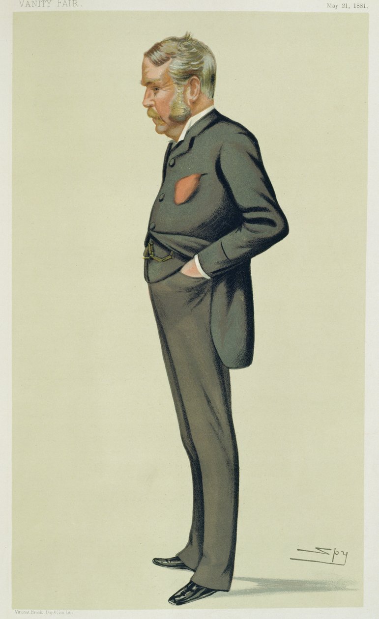Patience, William Schwenck Gilbert (1836-1911) „kém” karikatúrája a Vanity Fairből, 1881. május 21. alkotó: Leslie Matthew Ward