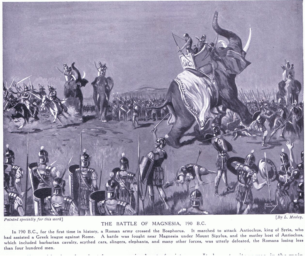 A magnéziai csata 190BC alkotó: Leslie Mosley