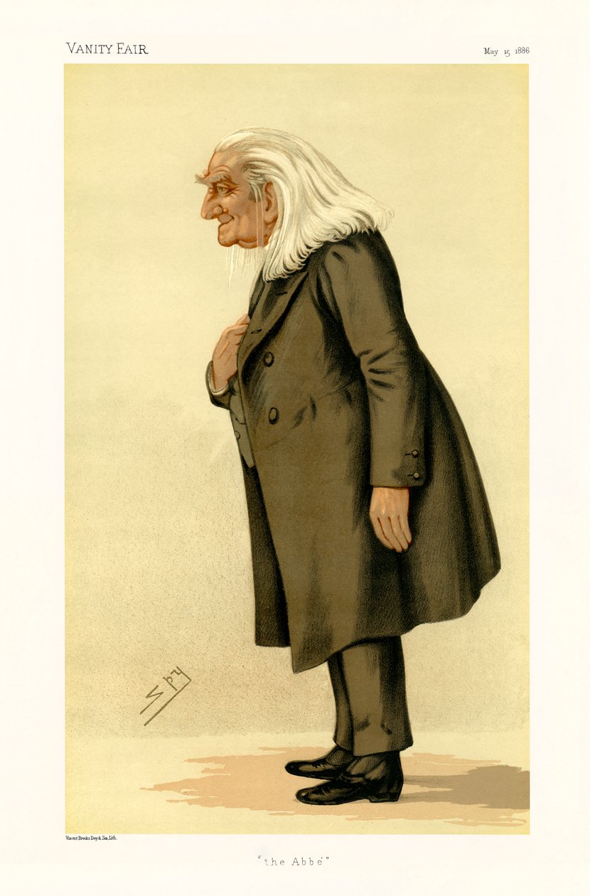 Liszt Ferenc - álló portré alkotó: Leslie Matthew (1851-1922) Ward