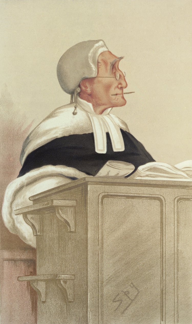 A tisztelt Sir Anthony Cleasby alkotó: Leslie Matthew Ward