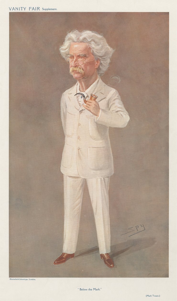 Jel alatt, Mark Twain alkotó: Leslie Matthew Spy Ward