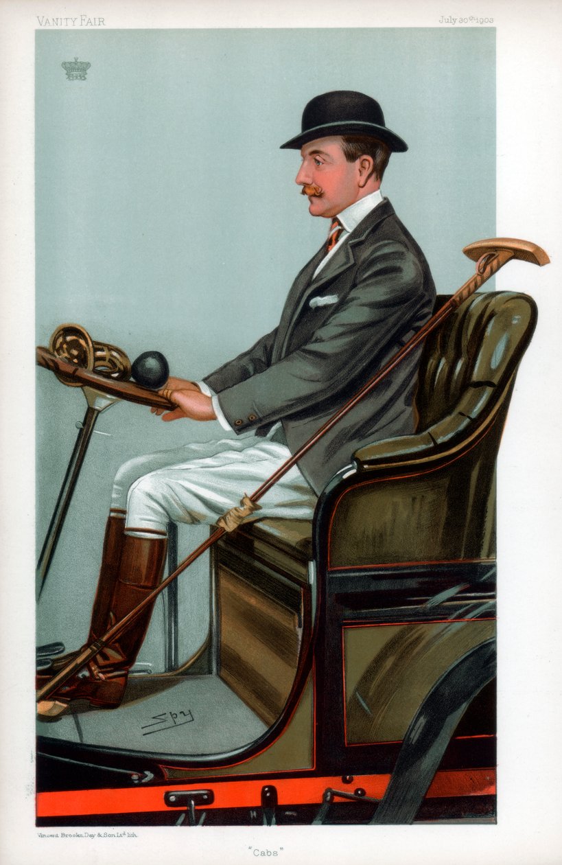 Taxi, 1903. alkotó: Leslie Matthew Ward