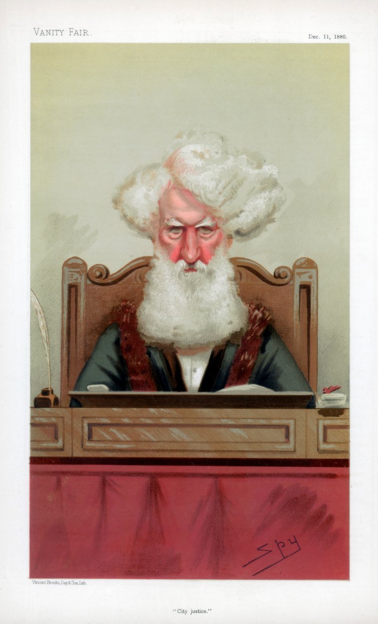 Városi Igazságszolgáltatás, 1880 alkotó: Leslie Matthew Ward