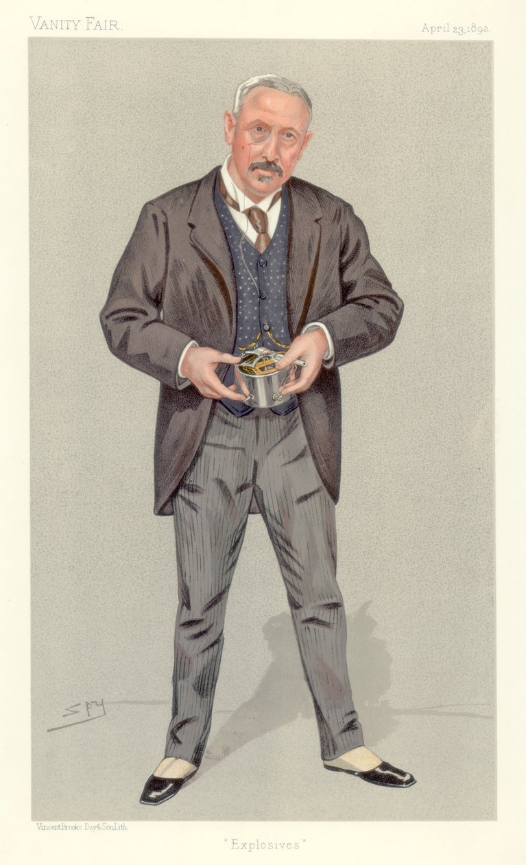 Vivian Dering Majendie ezredes, a robbanóanyagok főfelügyelője, 1892. alkotó: Leslie Matthew Ward