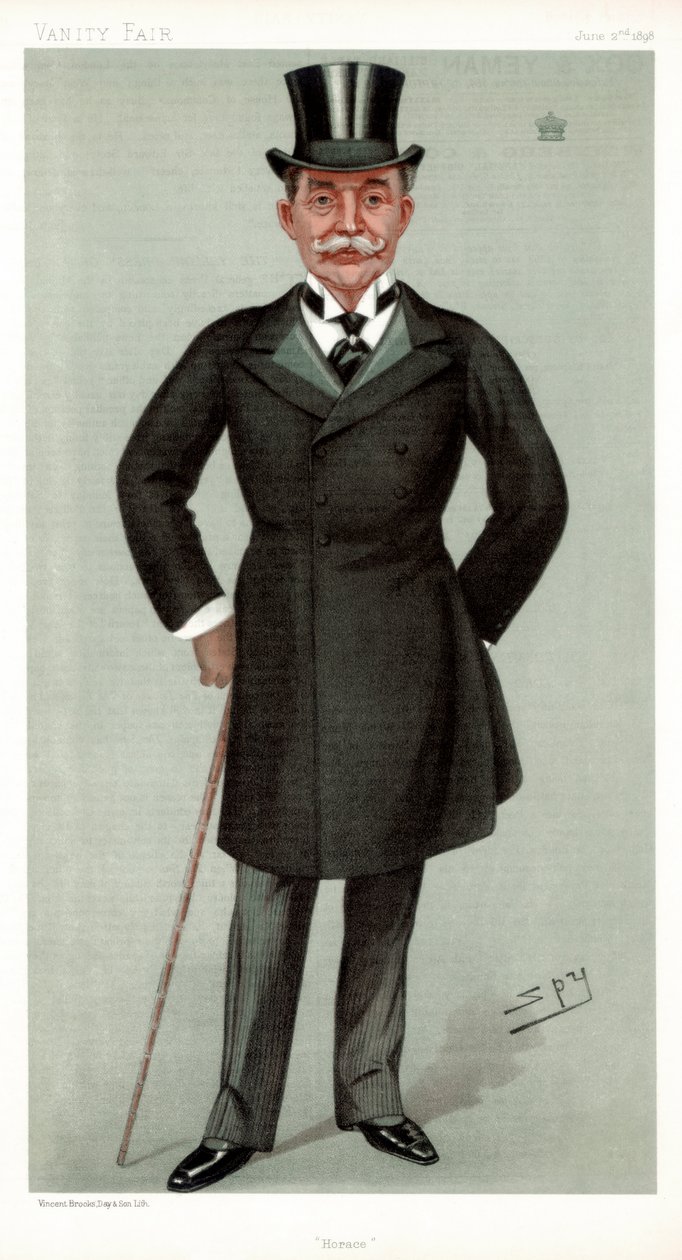 Horace, Lord Farquhar brit pénzember és politikus, 1898. alkotó: Leslie Matthew Ward