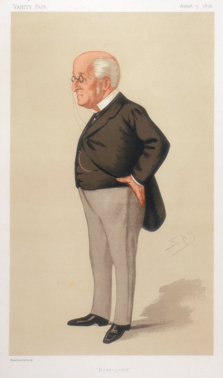 James Manby Gully brit orvos, 1876 alkotó: Leslie Matthew Ward