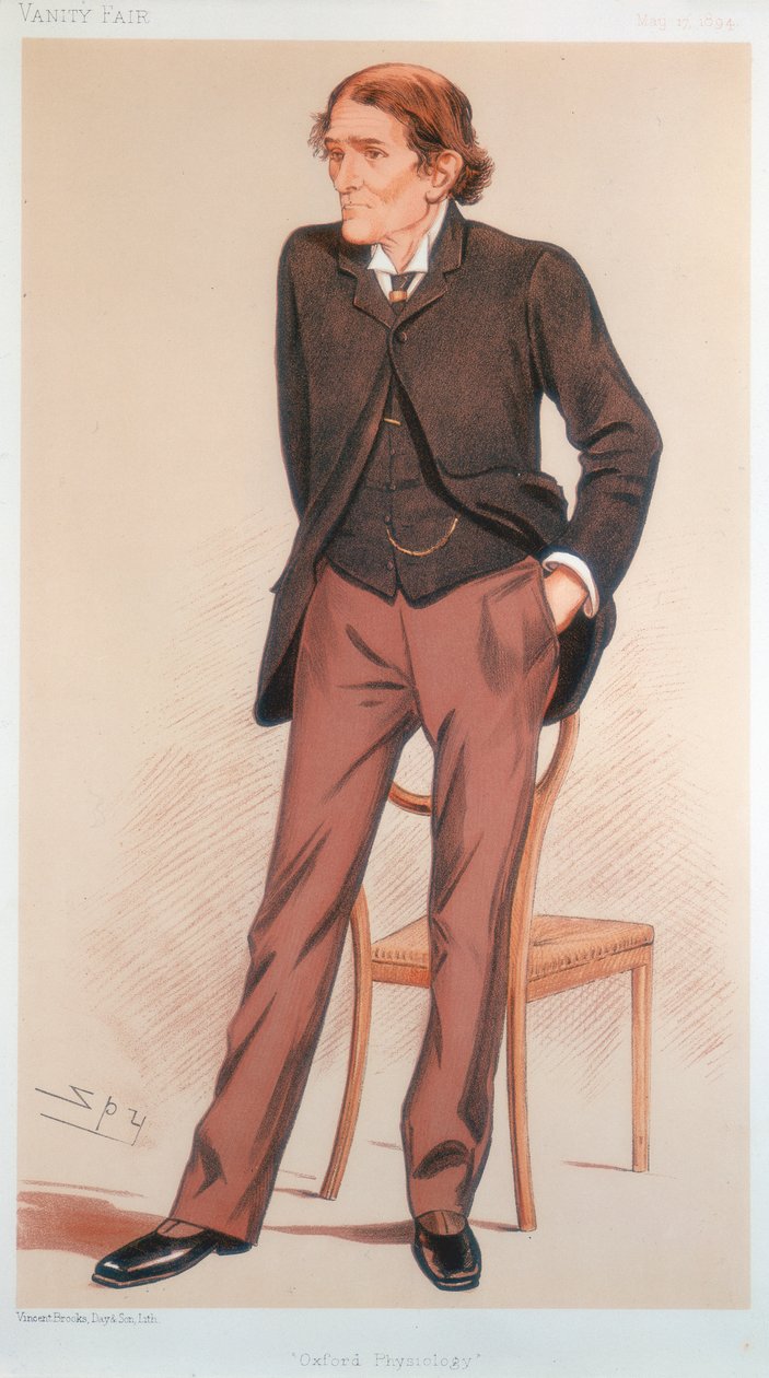 John Scott Burdon-Sanderson, brit fiziológus, 1894 alkotó: Leslie Matthew Ward