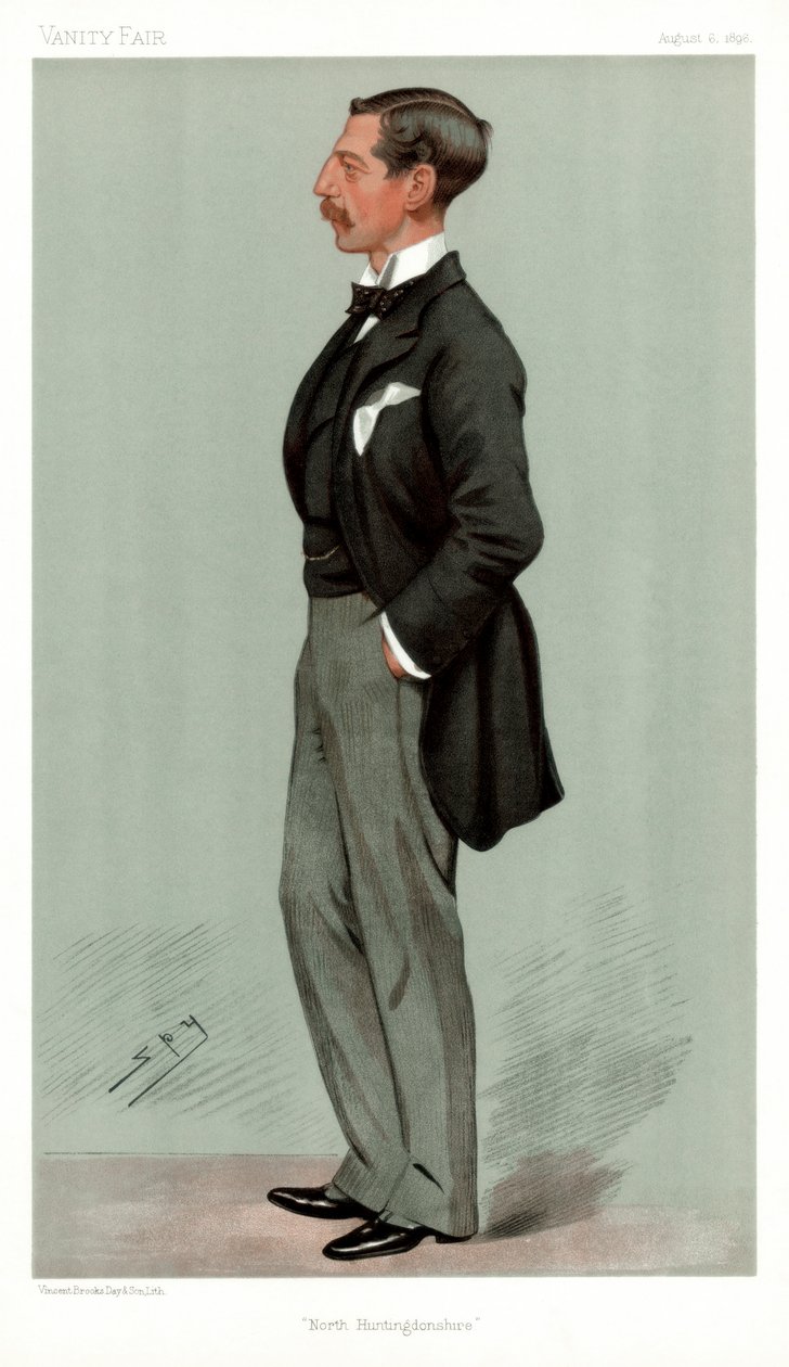 North Huntingdonshire, Ailwyn Fellowes, brit politikus, 1896. alkotó: Leslie Matthew Ward