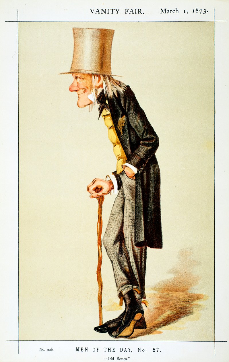 Richard Owen brit zoológus, 1873 alkotó: Leslie Matthew Ward