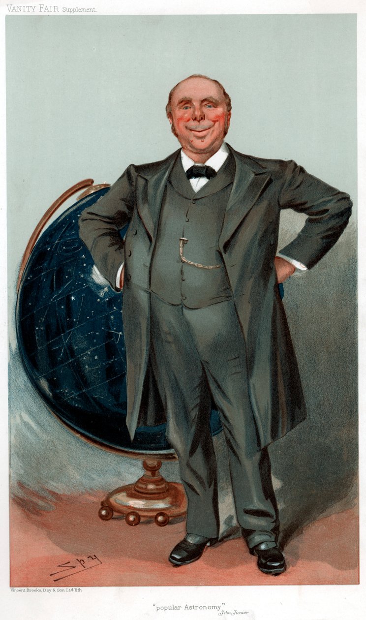 Robert Stawell Ball brit csillagász, matematikus, előadó és a tudomány népszerűsítője, 1905 alkotó: Leslie Matthew Ward