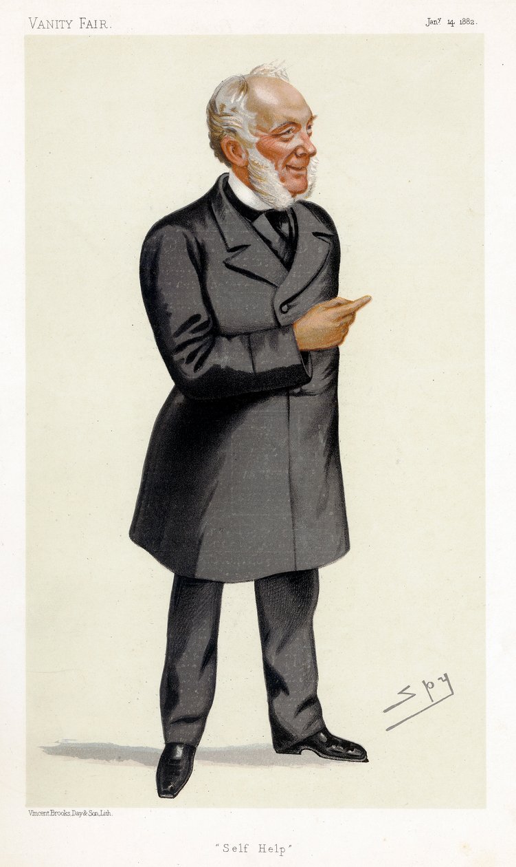 Samuel Smiles skót író, orvos, sebész és társadalmi reformer, 1882 alkotó: Leslie Matthew Ward