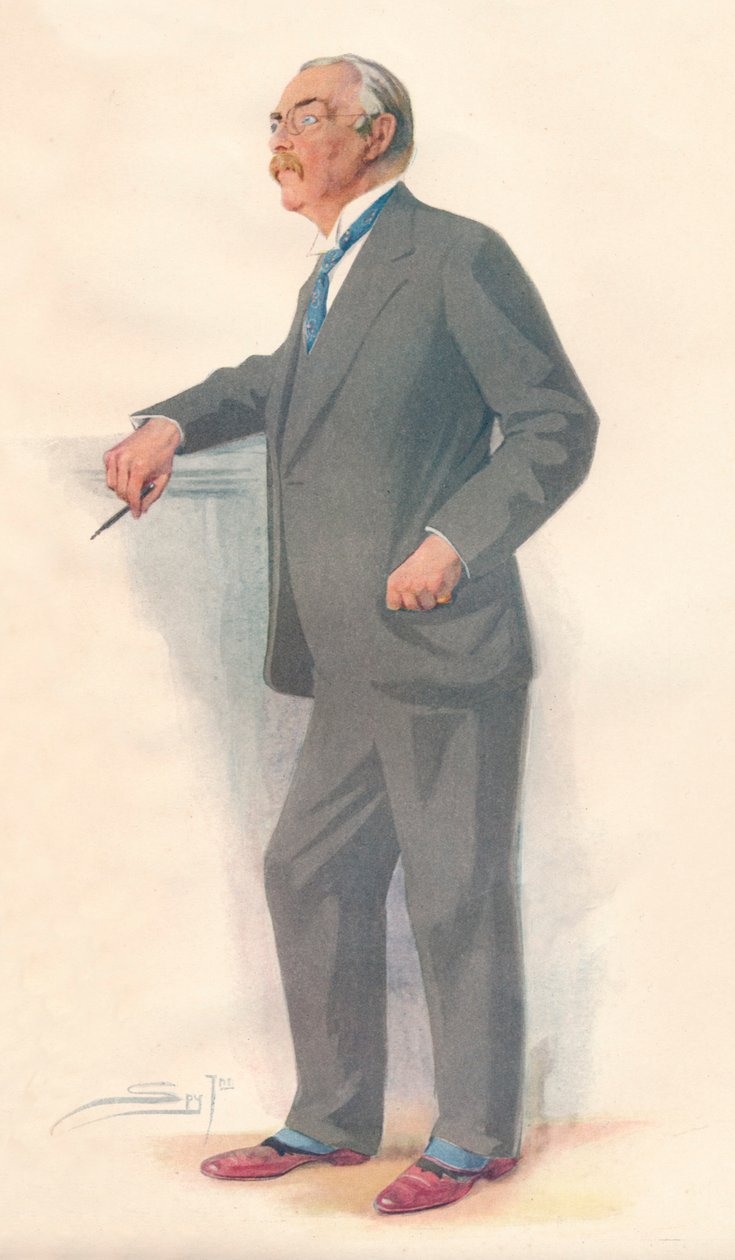 Sir Edmund Gosse, 1927 alkotó: Leslie Matthew Ward