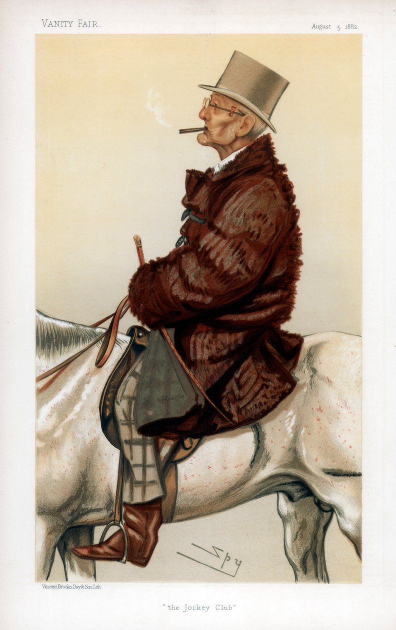 A Jockey Club, 1882 alkotó: Leslie Matthew Ward