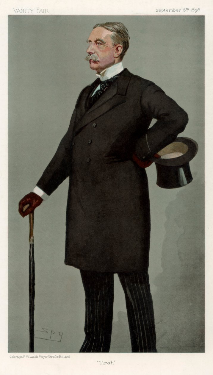 Tirah, Sir William Stephen Alexander Lockhart tábornok, skót katona, 1898. alkotó: Leslie Matthew Ward
