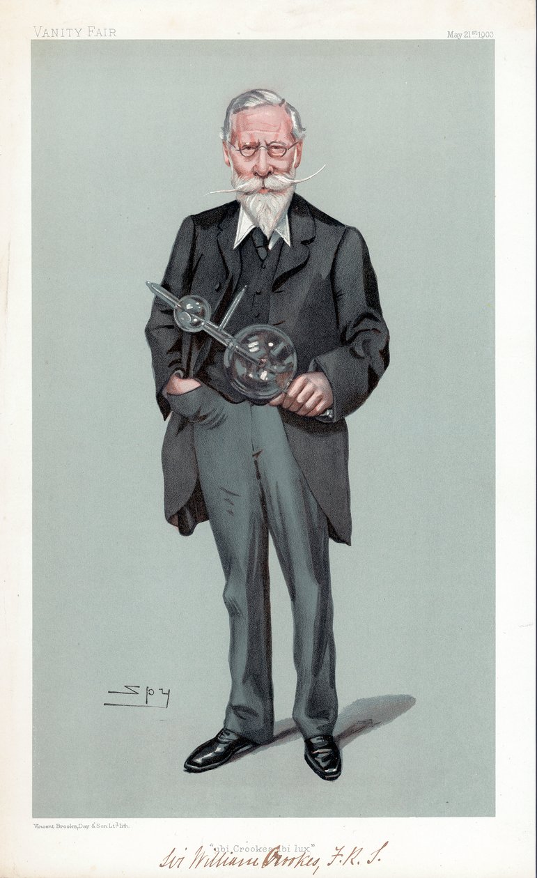 William Crookes brit fizikus és kémikus, 1903 alkotó: Leslie Matthew Ward