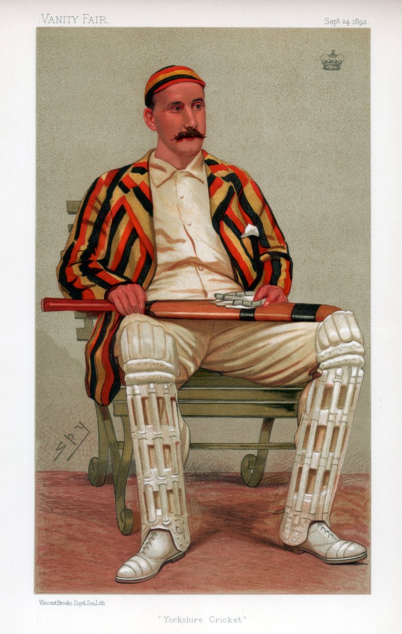 Yorkshire-i krikett, 1892 alkotó: Leslie Matthew Ward