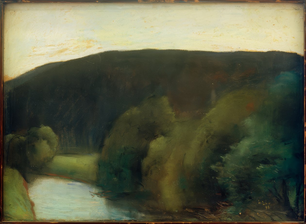 Dombos táj alkotó: Lesser Ury