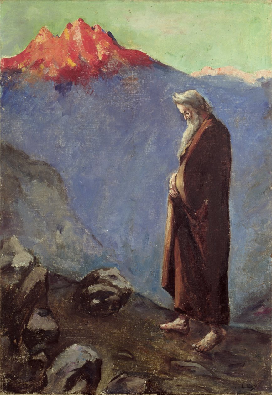 Mózes (A Sínai-hegyhez közeledve), 1905-07 alkotó: Lesser Ury