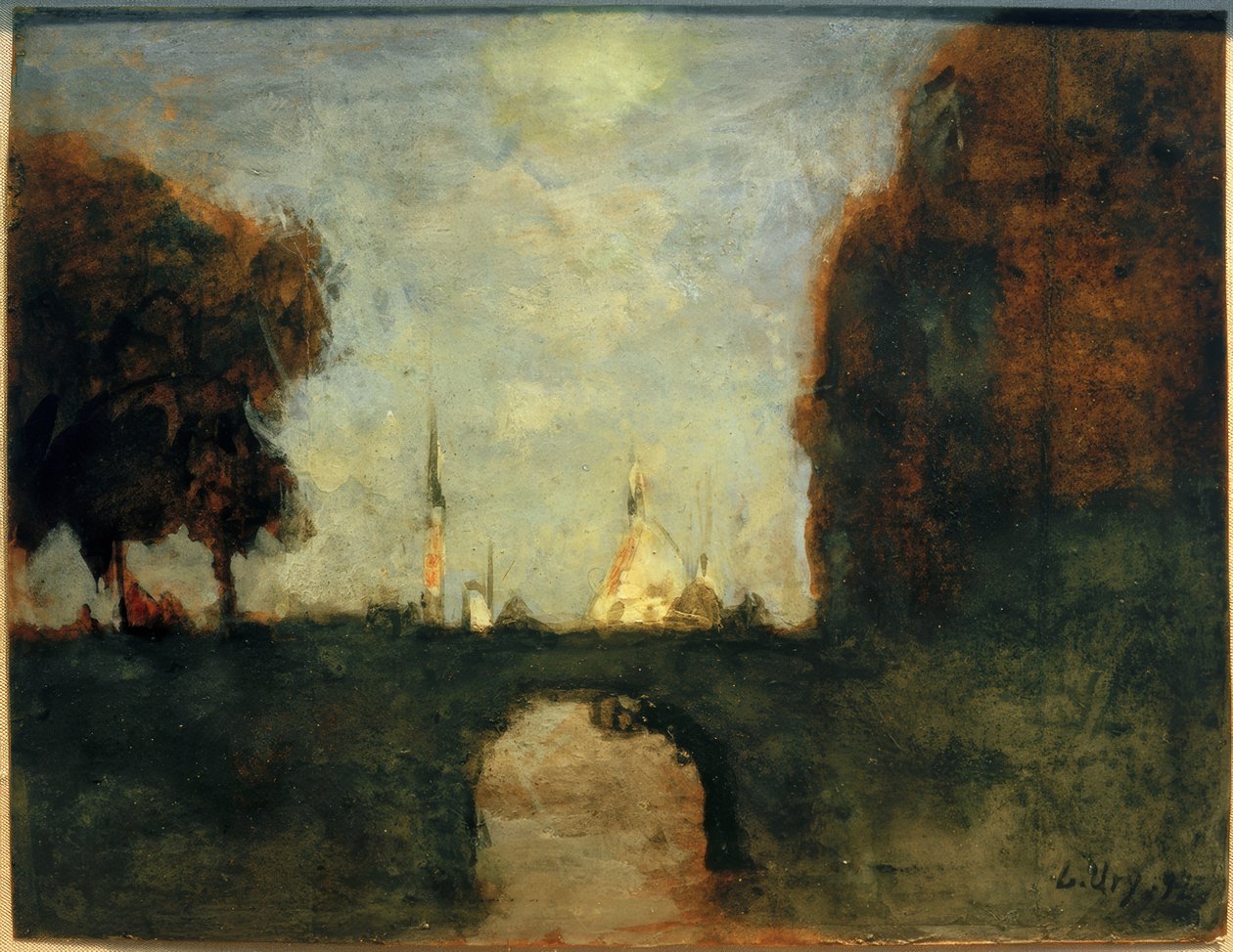 Város a holdfényben alkotó: Lesser Ury
