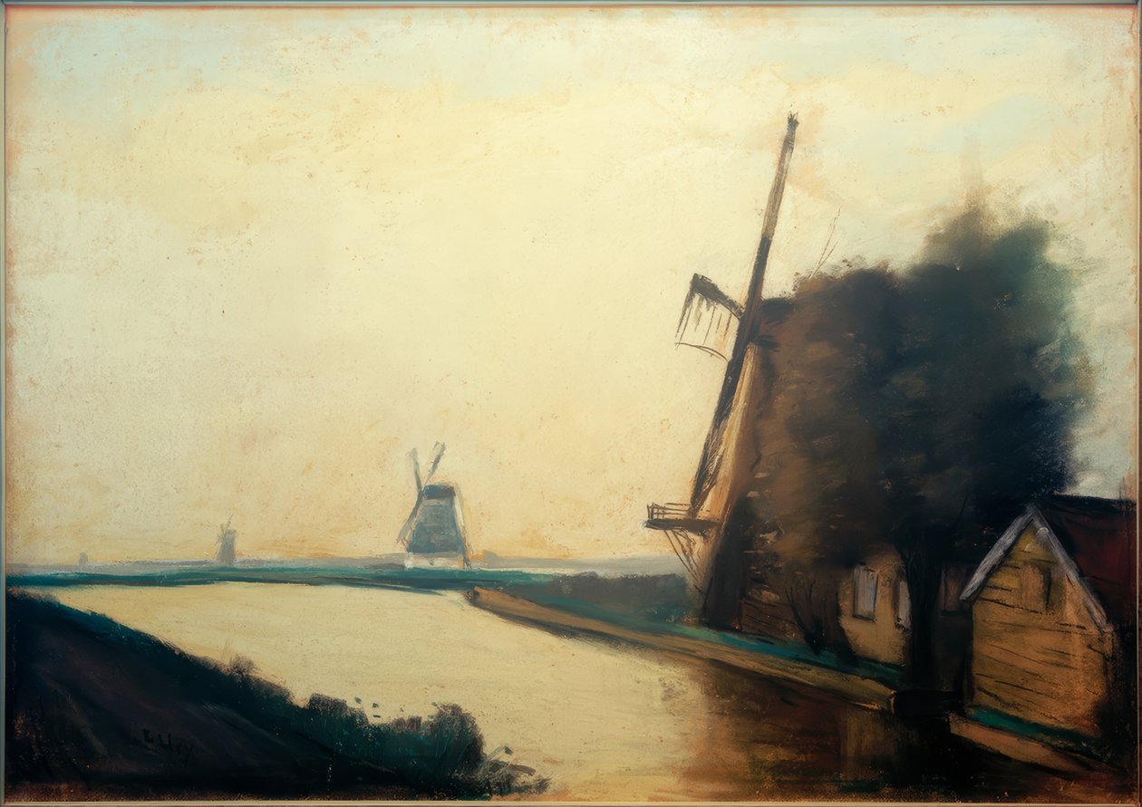 Szélmalom alkotó: Lesser Ury