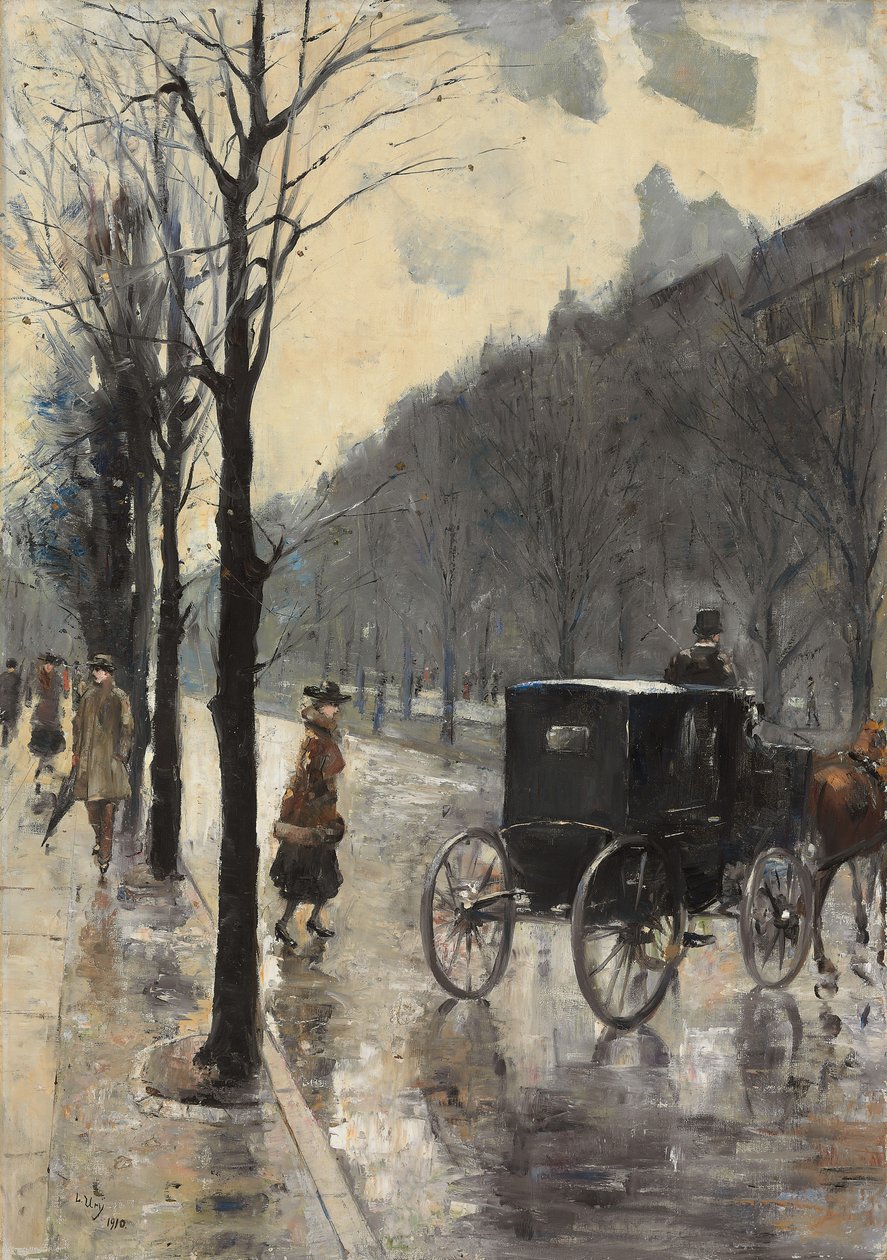 Kurfurstendamm körút, 1910 alkotó: Lesser Ury