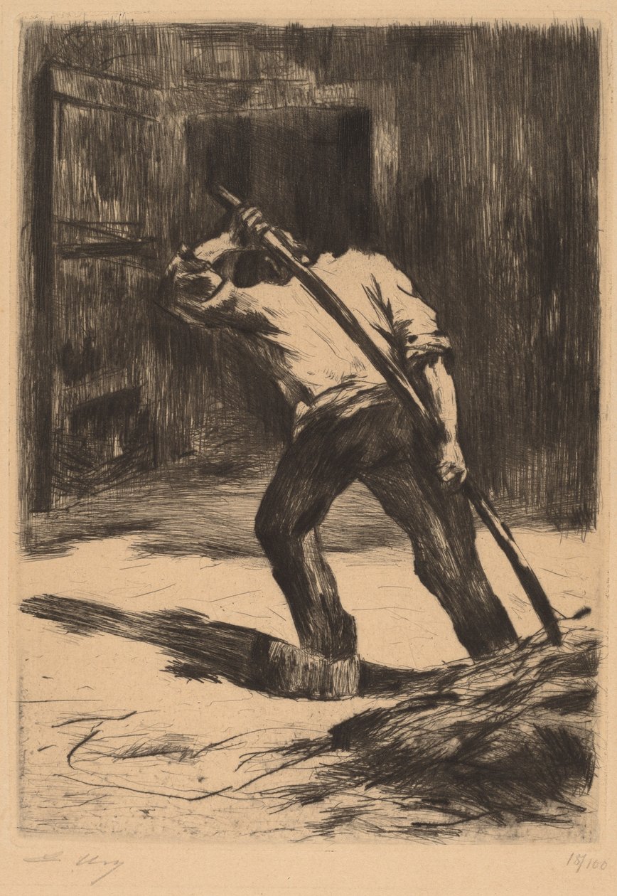 A pajta emeletén alkotó: Lesser Ury