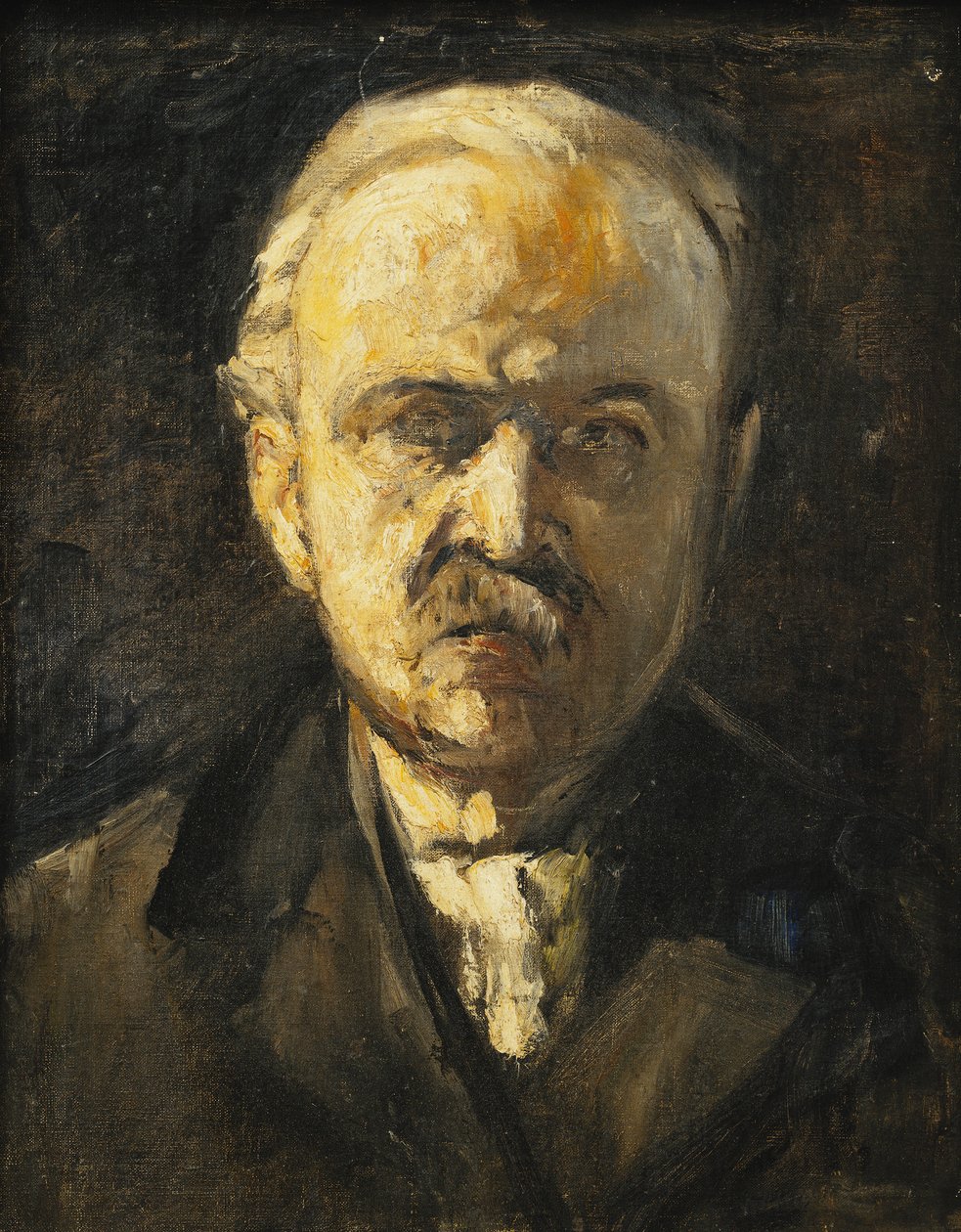 Önarckép; Önképzés, c. 1924 alkotó: Lesser Ury