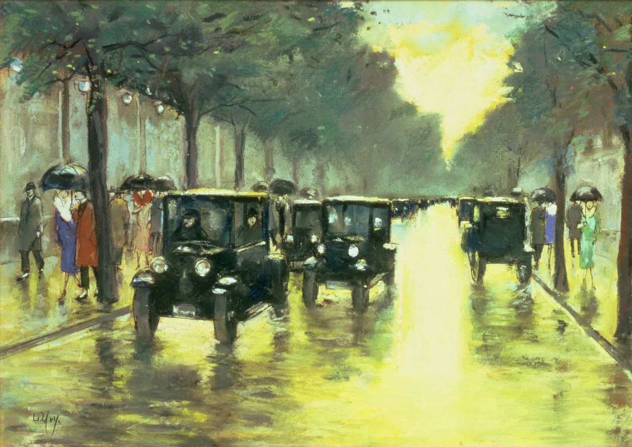 Utcai jelenet alkotó: Lesser Ury