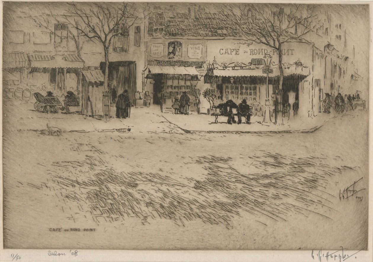 Cafe du Rond Point alkotó: Lester George Hornby