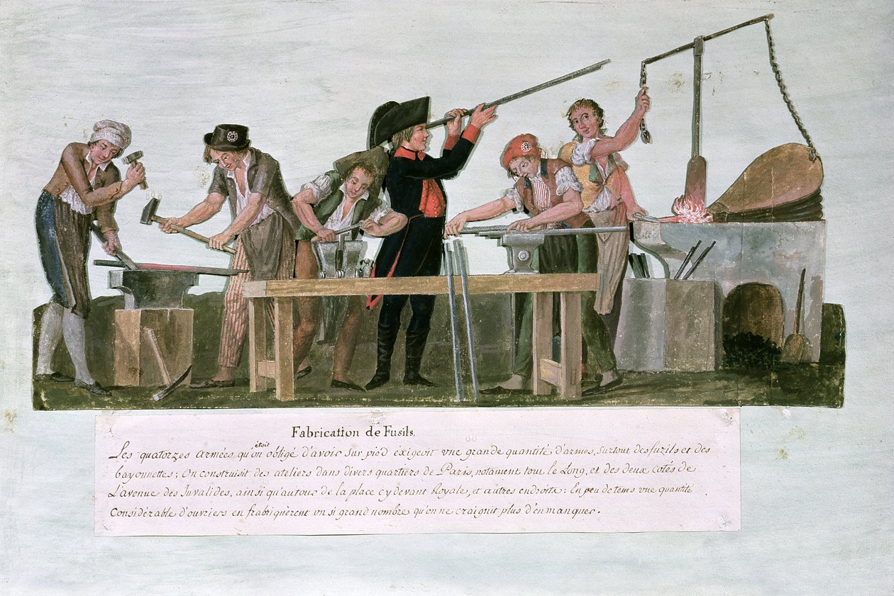 Puskakészítők Műhelye, 1793 alkotó: Lesueur Brothers