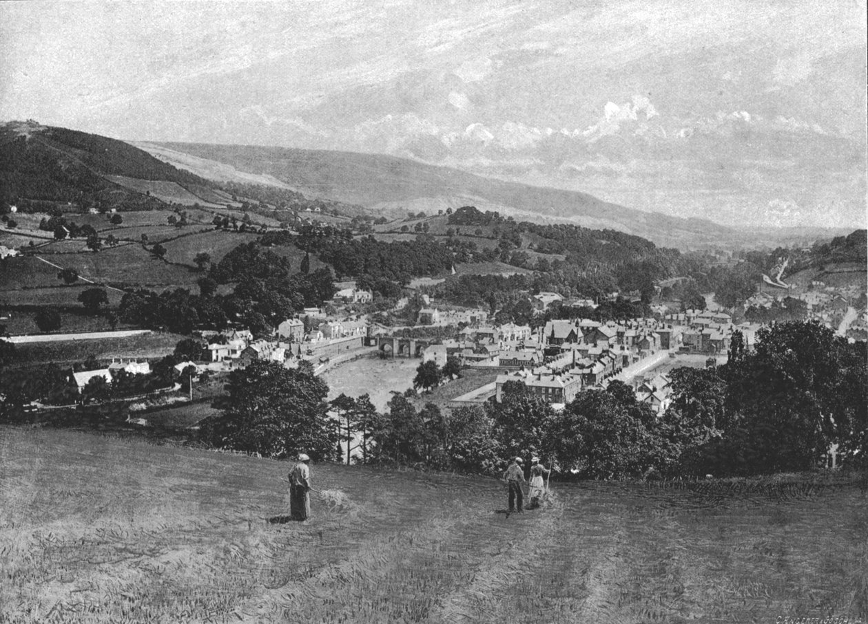 Llangollen és Crow kastély, 1900 alkotó: Lettsome and Sons