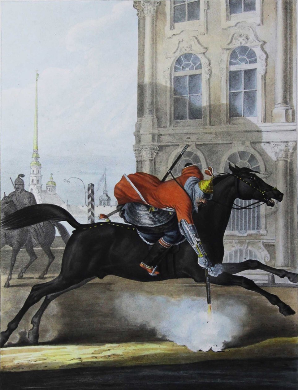 Az életőrök kaukázusi-hegyi századának junkerje, 1829 alkotó: Lev Alexandrovich Belousov