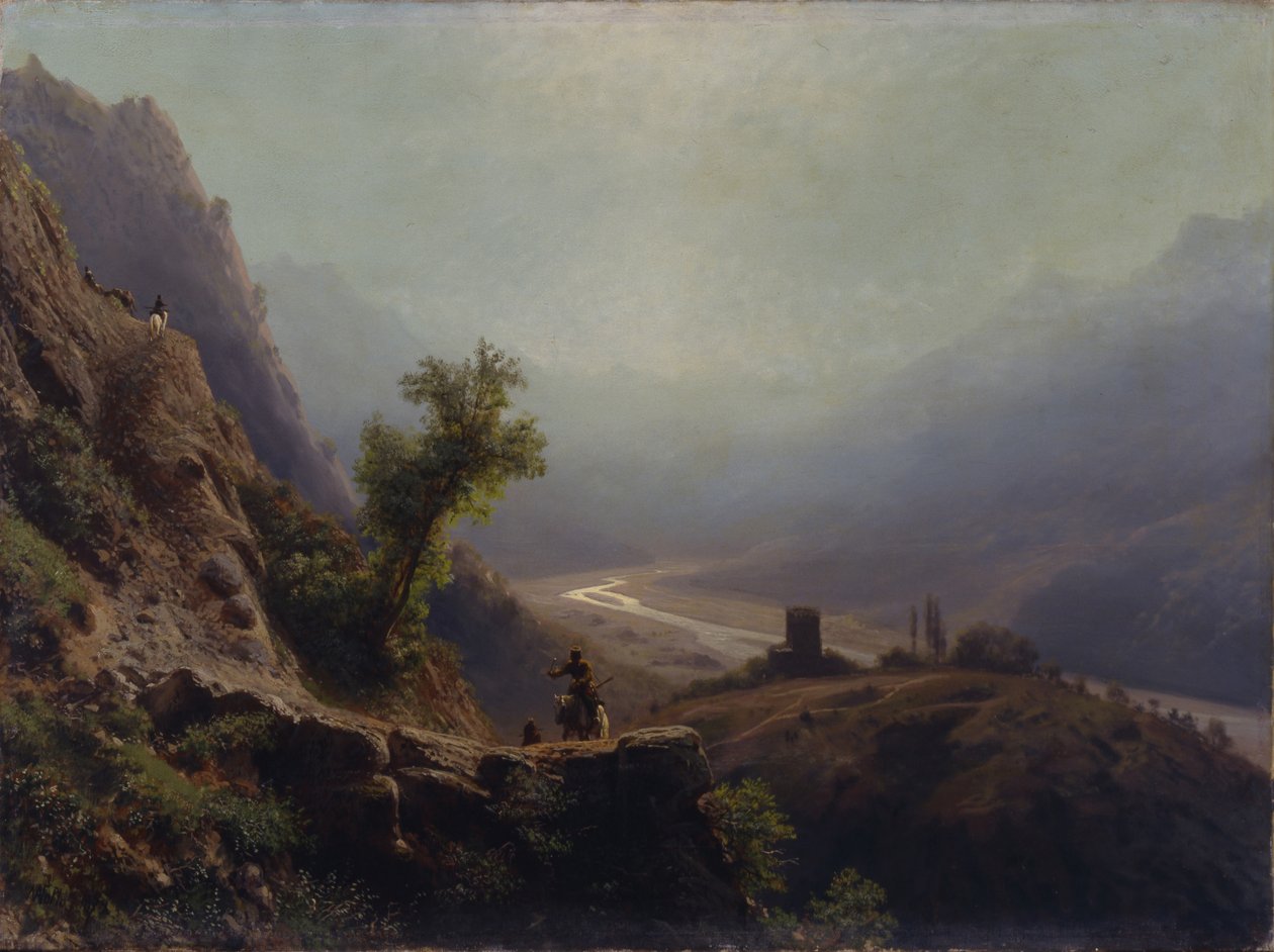 A Kaukázusban, 1879 alkotó: Lev Felixovich Lagorio