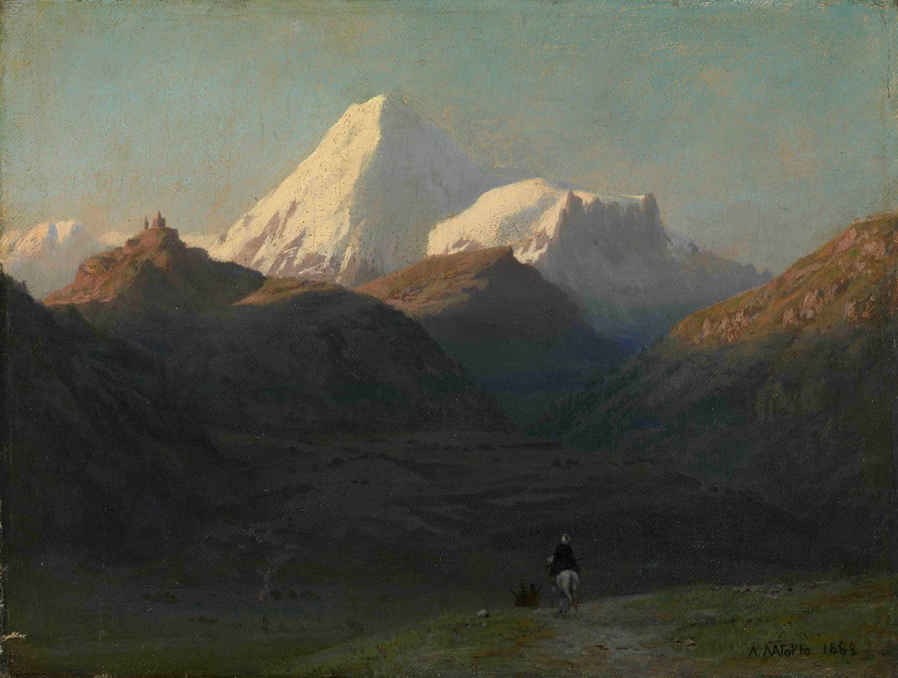 Hegyi táj, 1868 alkotó: Lev Felixovich Lagorio