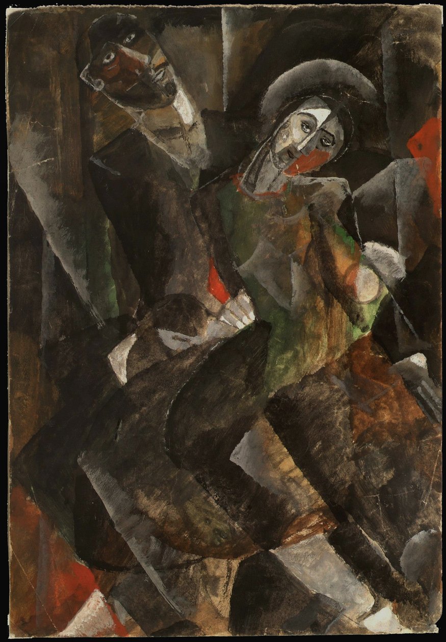 Térden, 1920-as évek. alkotó: Lev Solomonovich Galperin