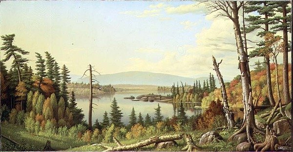 Racket Lake, New York alkotó: Levi Wells Prentice