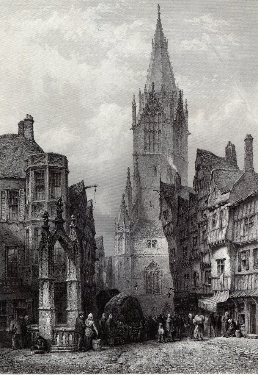Reutlingen, metszett J.J. Crew, nyomtatta a Cassell und Company Ltd. alkotó: Lewis John Wood