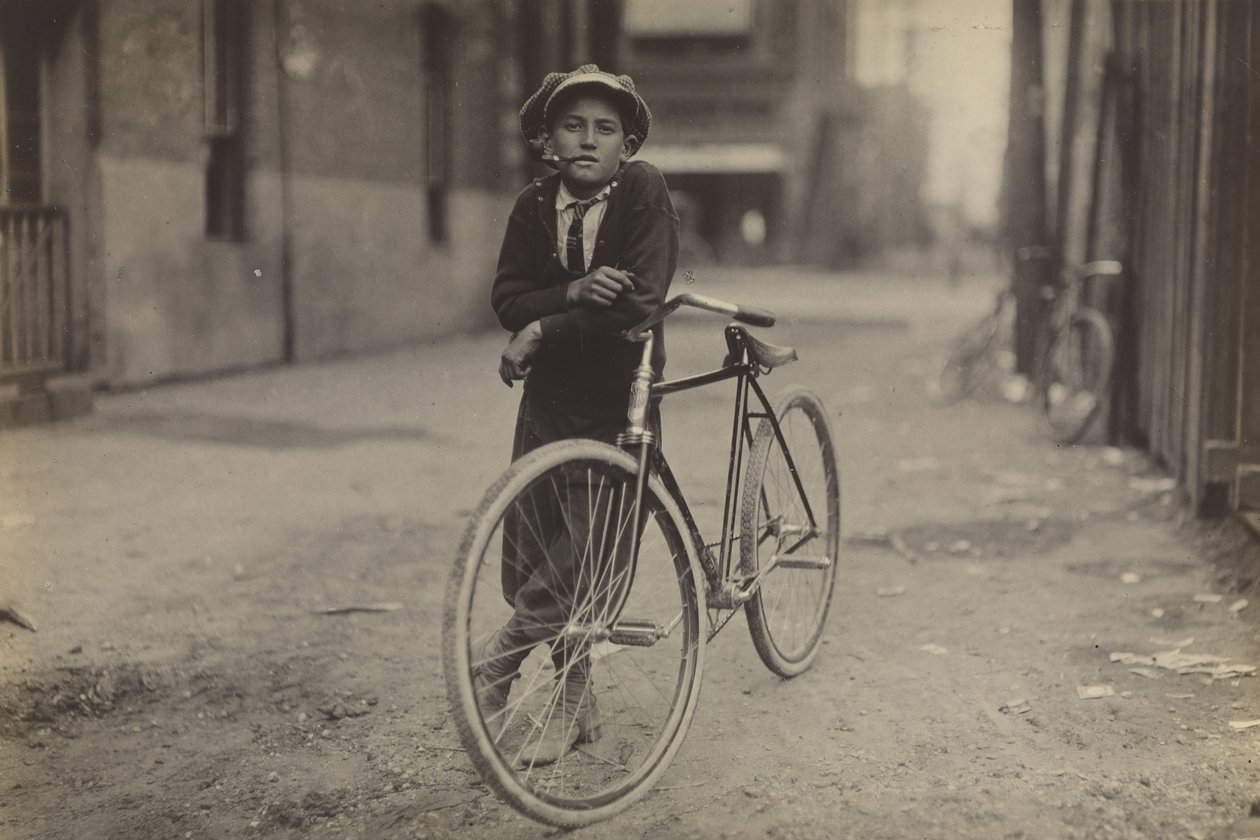 (Messenger Boy a Mackay Telegraph Company számára, Waco, Texas) alkotó: Lewis Wickes Hine