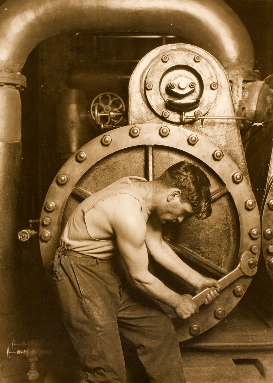 Erőműves szerelő alkotó: Lewis Wickes Hine