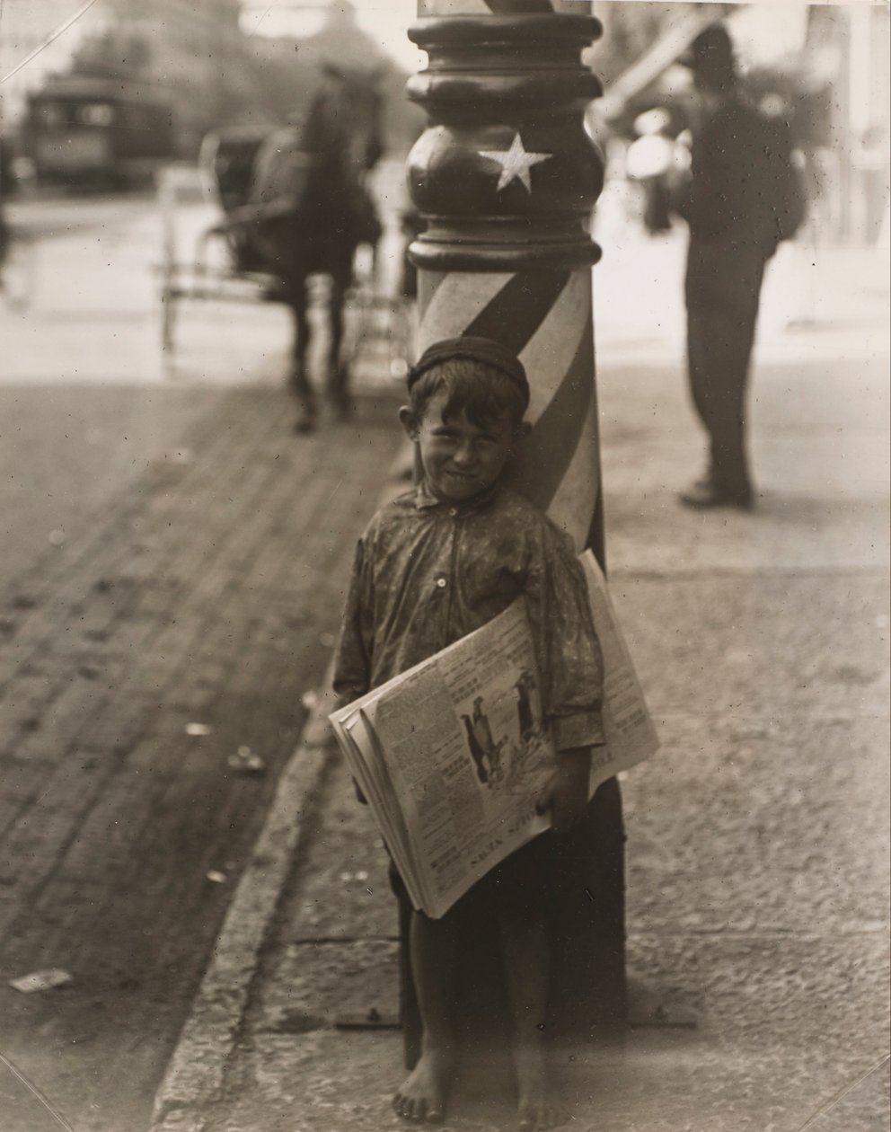 Egy kis borotva, Indianapolis alkotó: Lewis Wickes Hine