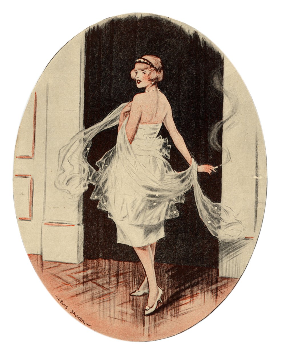 Abdulla cigaretták, 1920-as évek alkotó: Lewis Baumer