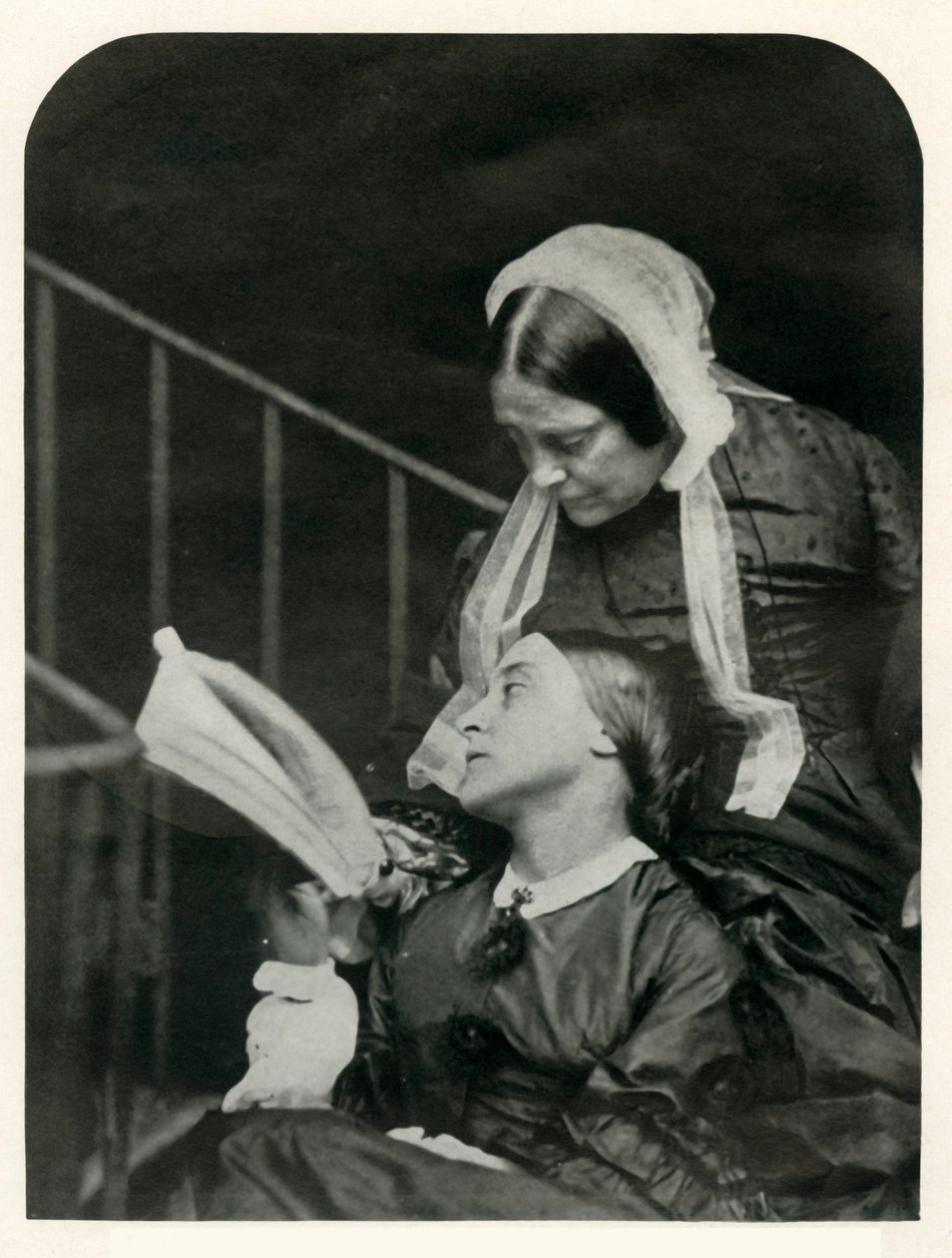Christina Rossetti és édesanyja, Frances Rossetti, 1863, 1948. alkotó: Lewis Carroll