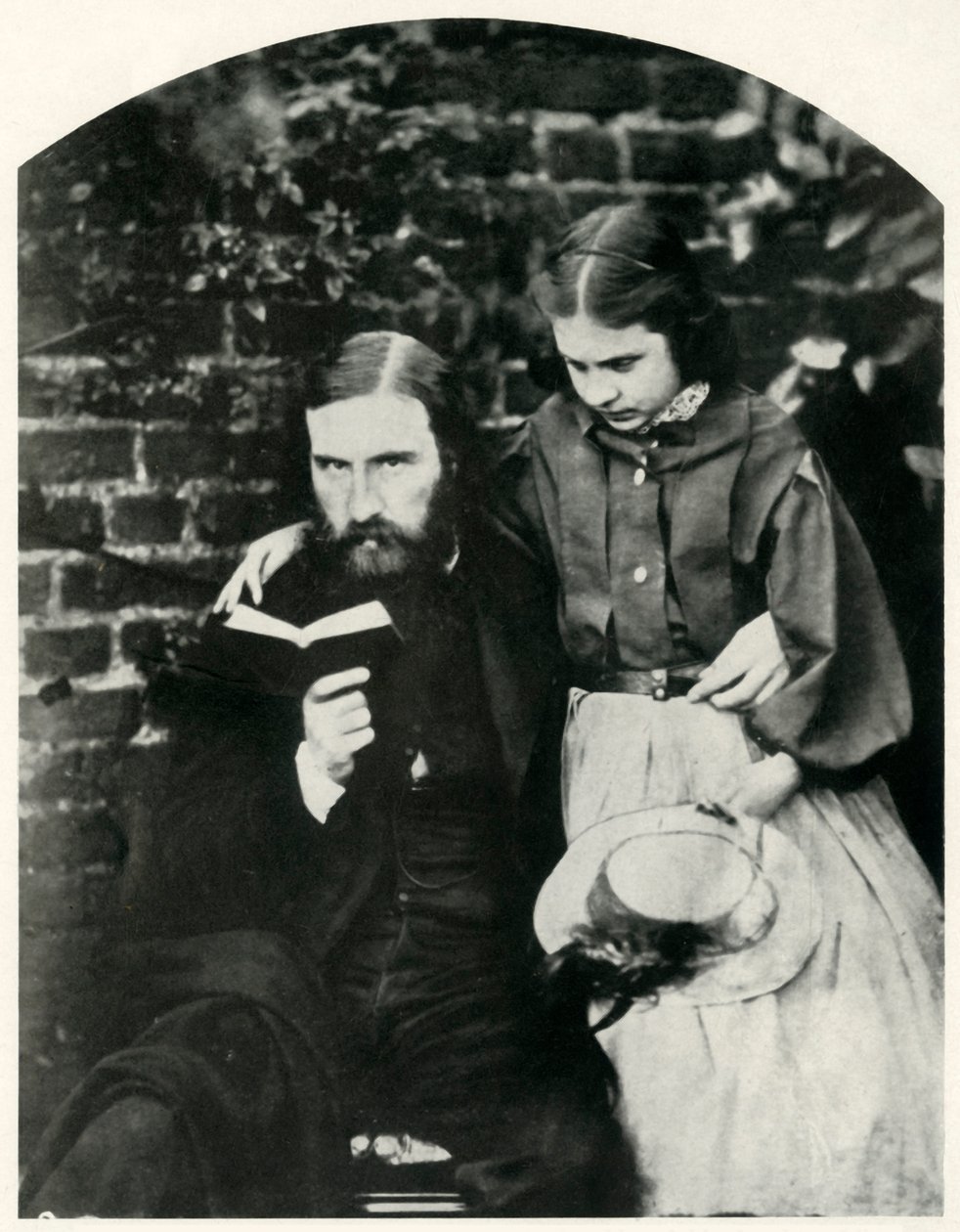 George Macdonald és lánya, Lilia Scott MacDonald, 1863, 1948. alkotó: Lewis Carroll