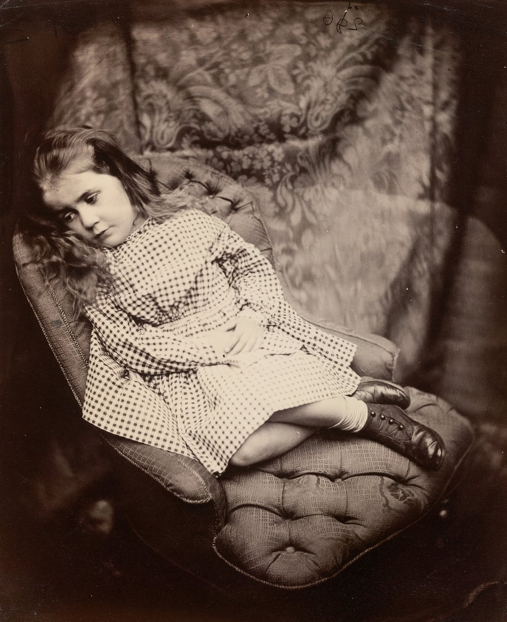 Margaret Frances Langton Clarke, 1864, nyomtatott c. 1866. alkotó: Lewis Carroll