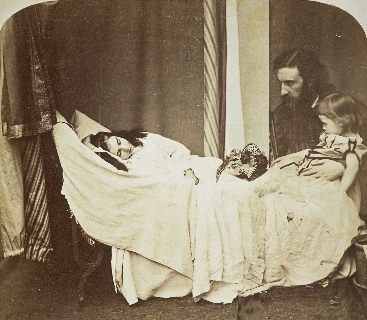 Mary J. MacDonald az apjáról [George MacDonald] és a testvéréről, Ronaldról álmodik alkotó: Lewis Carroll Rev. Charles Lutwidge Dodgson