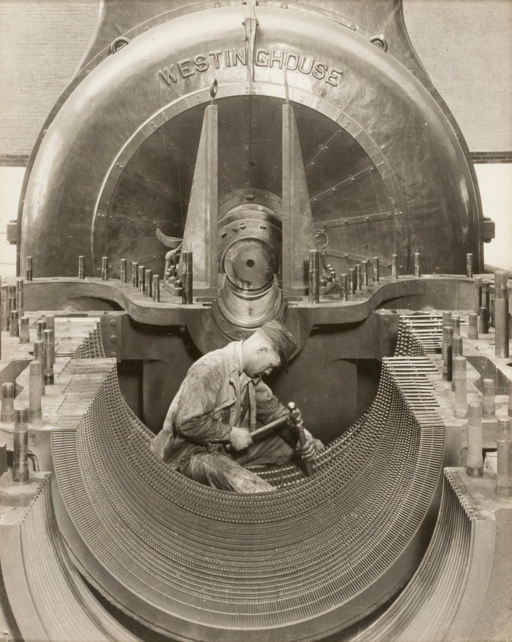 A turbina szíve alkotó: Lewis W. Hine