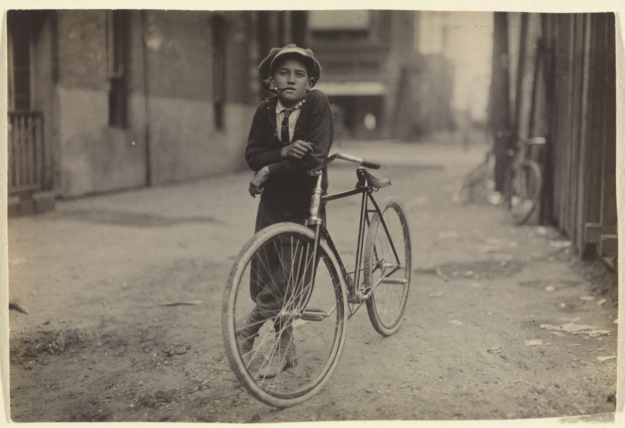 [Futárfiú a Mackay Távíró Társaságnál, Waco, Texas] alkotó: Lewis W. Hine