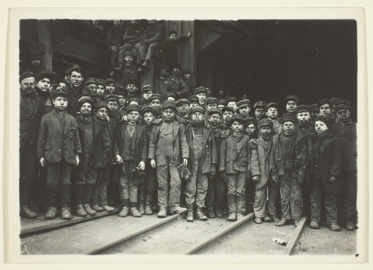 Breaker Boys alkotó: Lewis Wickes Hine