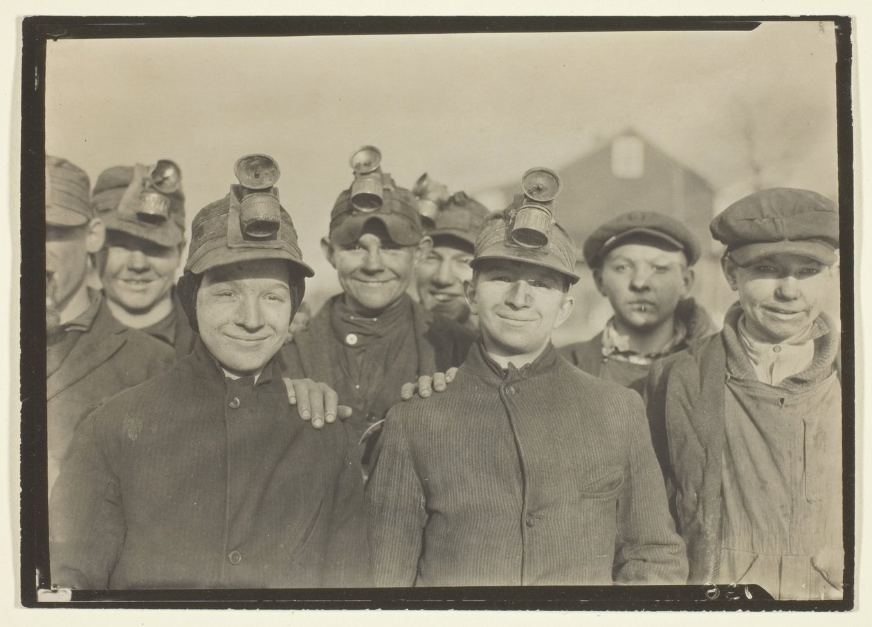 Breaker Boys a pennsylvaniai szénbányában alkotó: Lewis Wickes Hine