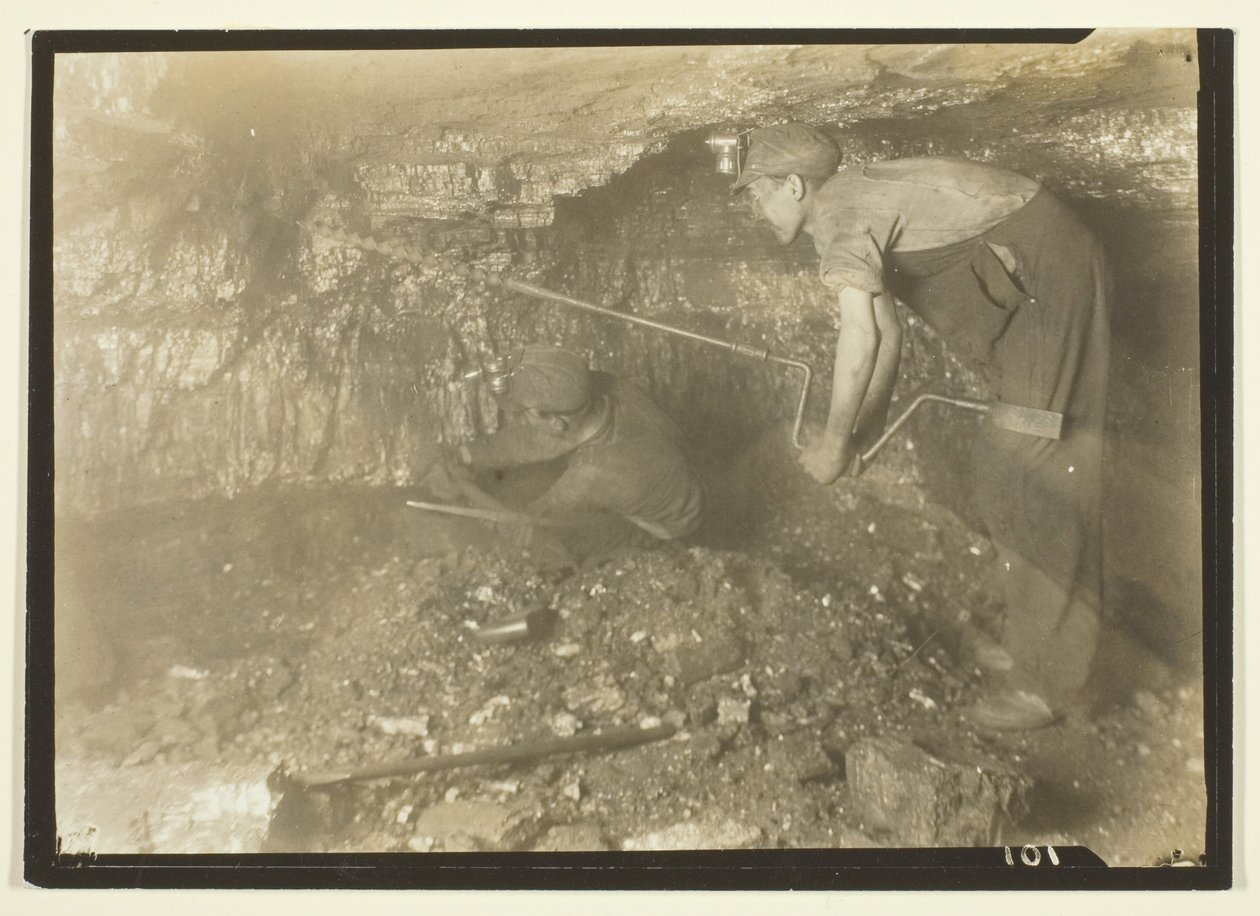 Fúrás egy lövésért: A szénbányászat régimódi módja alkotó: Lewis Wickes Hine